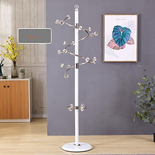 White Double Ball 4.5cm Stainless Steel Coat Rack S8938