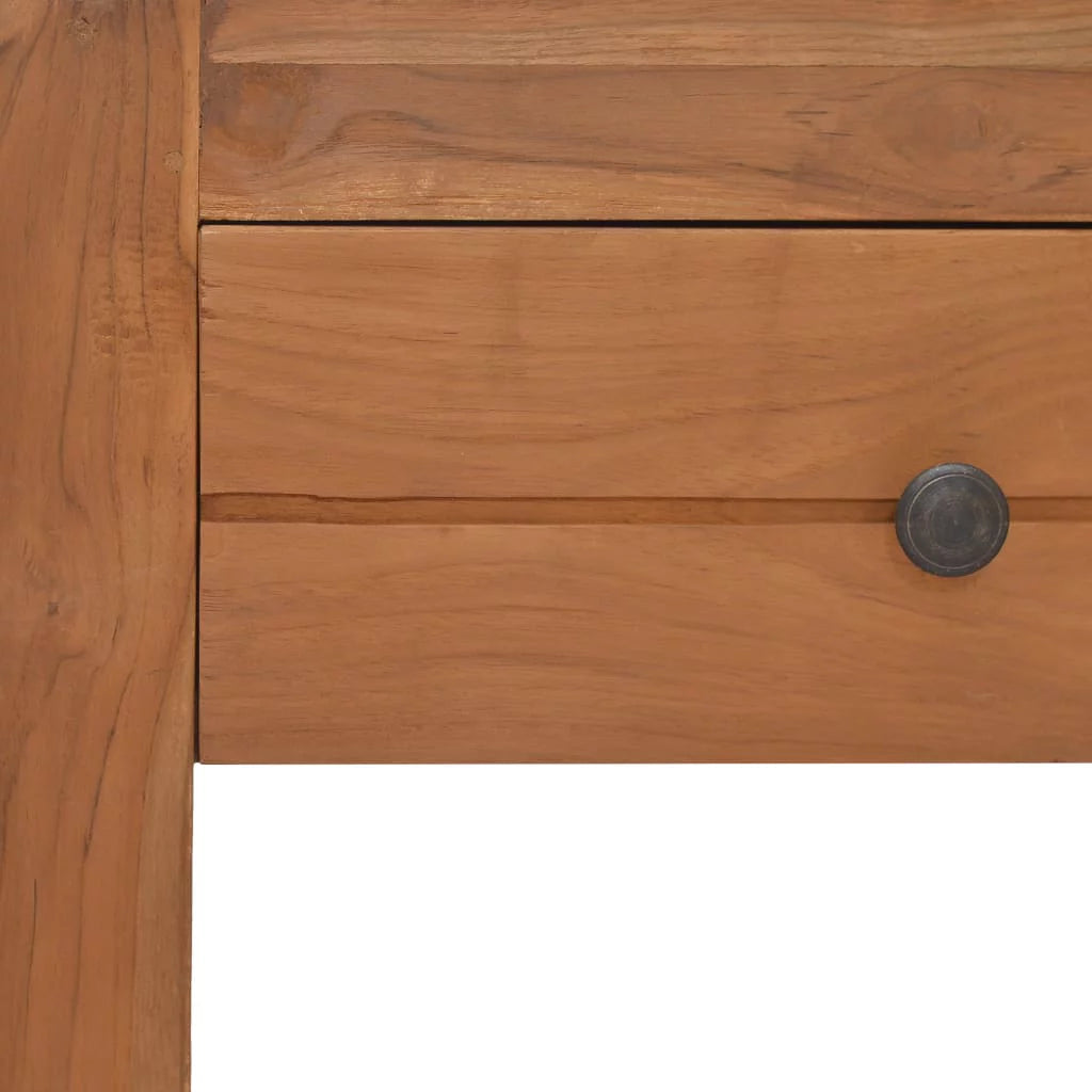 Solid Teak Wood Bedside Cabinet I26040