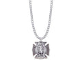 Sterling Silver St. Michael Shield Medal C899