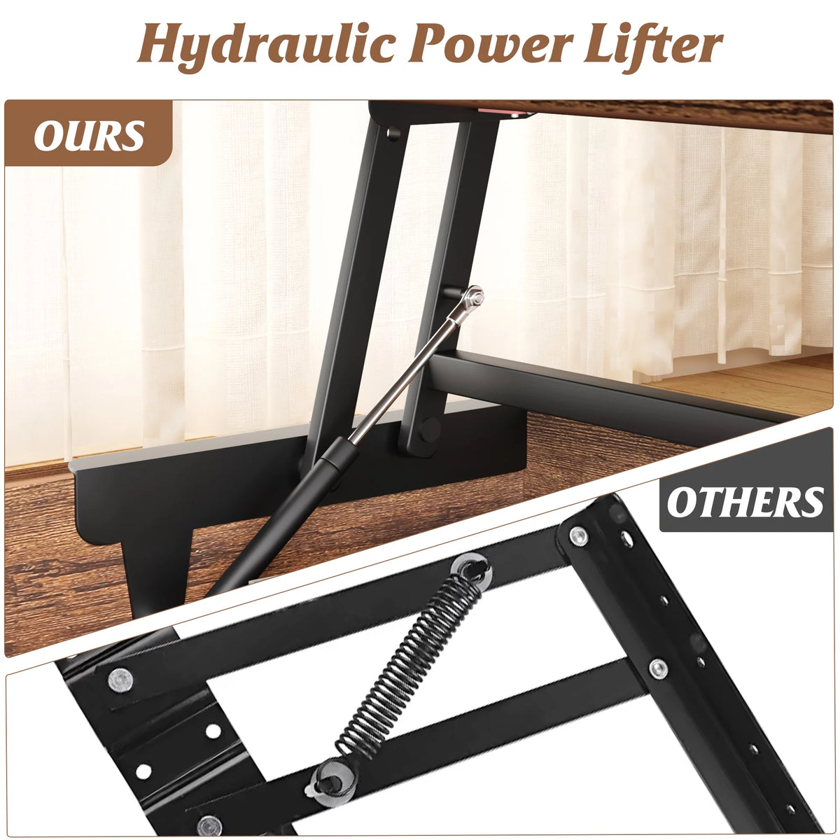 Lift Top Coffee Table with Storage Box E9640