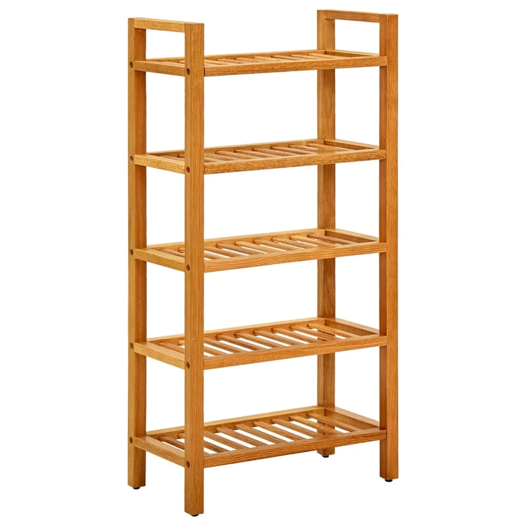 5-Tier Wooden Shoe Rack with Storage Shelves N6573
