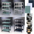 4 Frosted Glass Shelves AV Stand Q84638