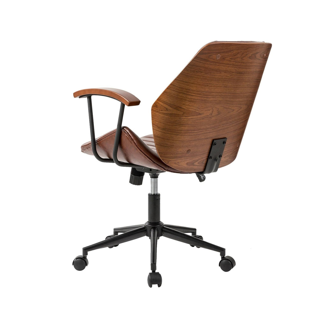 Cream Adjustable Swivel Desk Chair X265