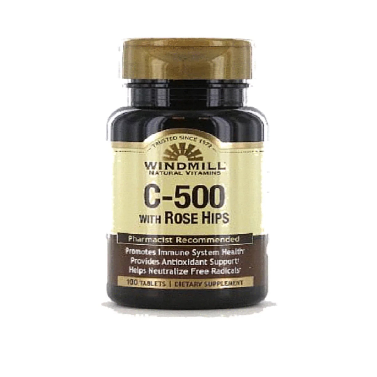 Vitamin C-500 Tablets Rose Hips 100 Tablets Pack of 2 H9057
