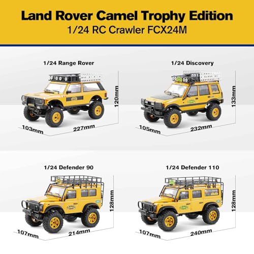 1/24 RC Crawler RTR FCX24M Licensed 4WD Rock Truck Mini Off Road Vehicle S229