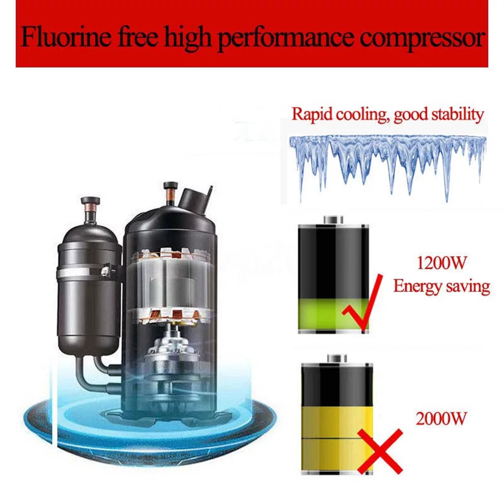 3 Flavor Soft Serve Ice Cream Machine 1400W W4107