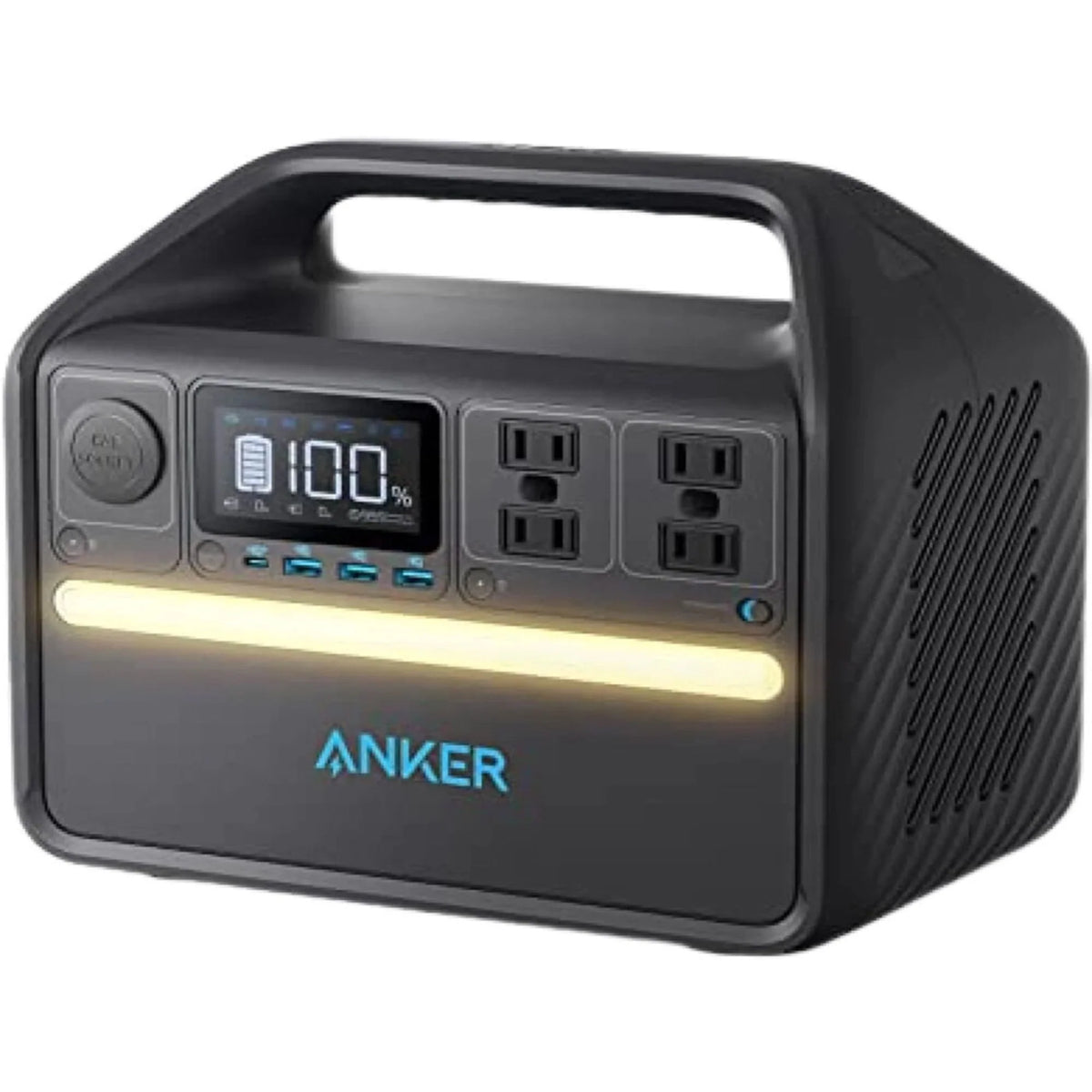512Wh 160,000mAh LiFePO4 Solar Generator F7404