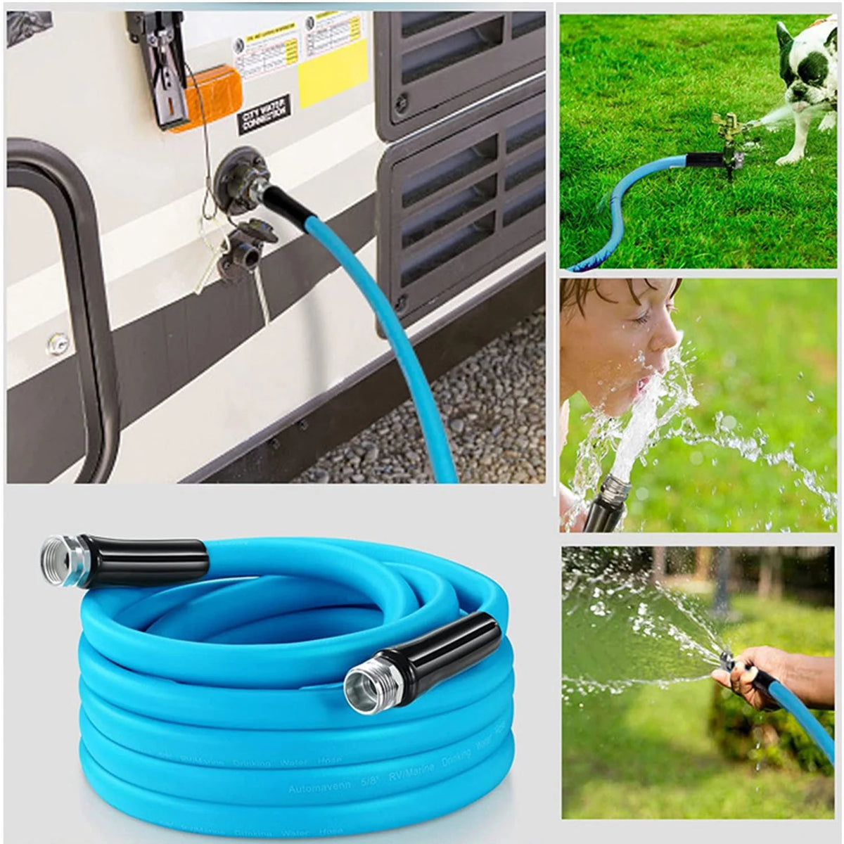 25 ft RV Drinking Water Hose (Blue) K385316