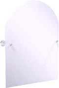 Frameless Arched Top Tilt Beveled Edge Wall Mirror M680