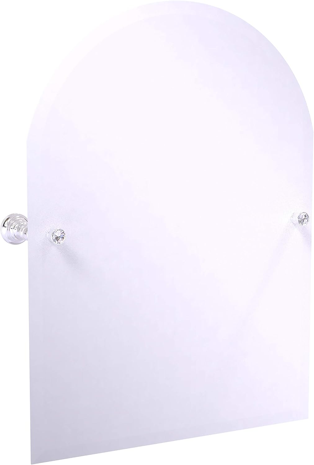 Frameless Arched Top Tilt Beveled Edge Wall Mirror M680