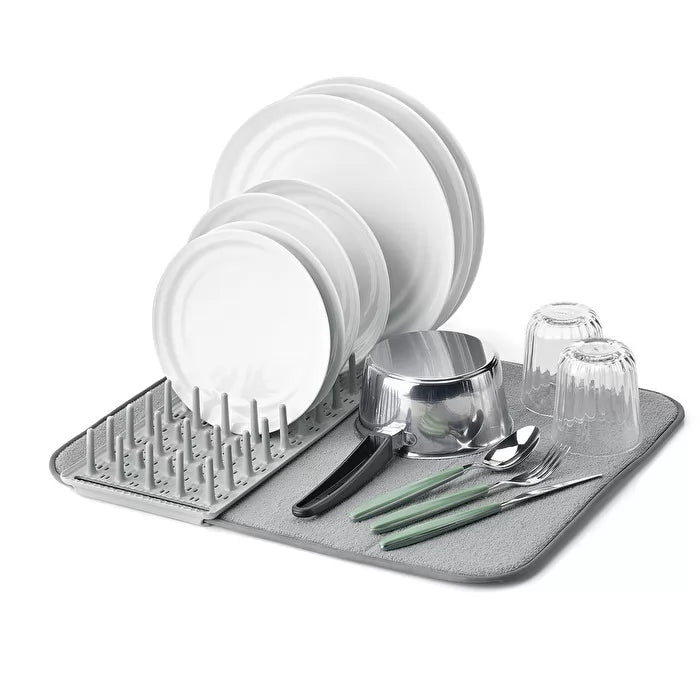Dish Drainer With Mat Milk White G20658