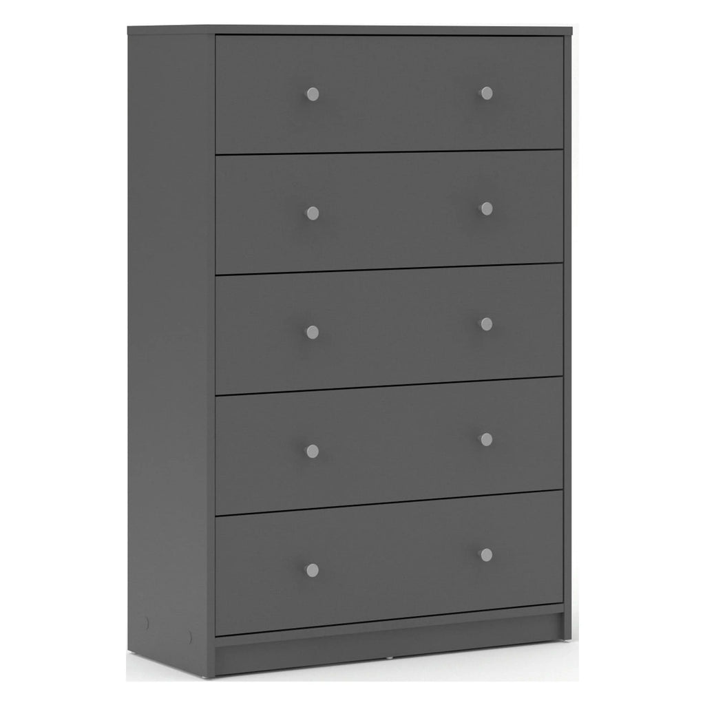 5 Drawer Chest Grey L774