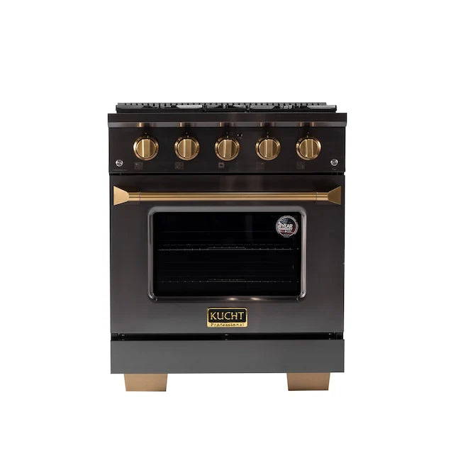30 4.2 cu. ft. Natural Gas Range Titanium Stainless Steel X5715