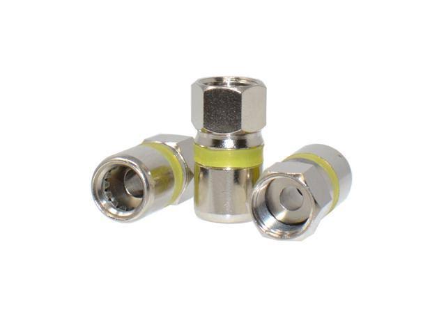 Black RG6 Quad Shield Coaxial Cable 500ft with Compression Tool and Connectors H7480