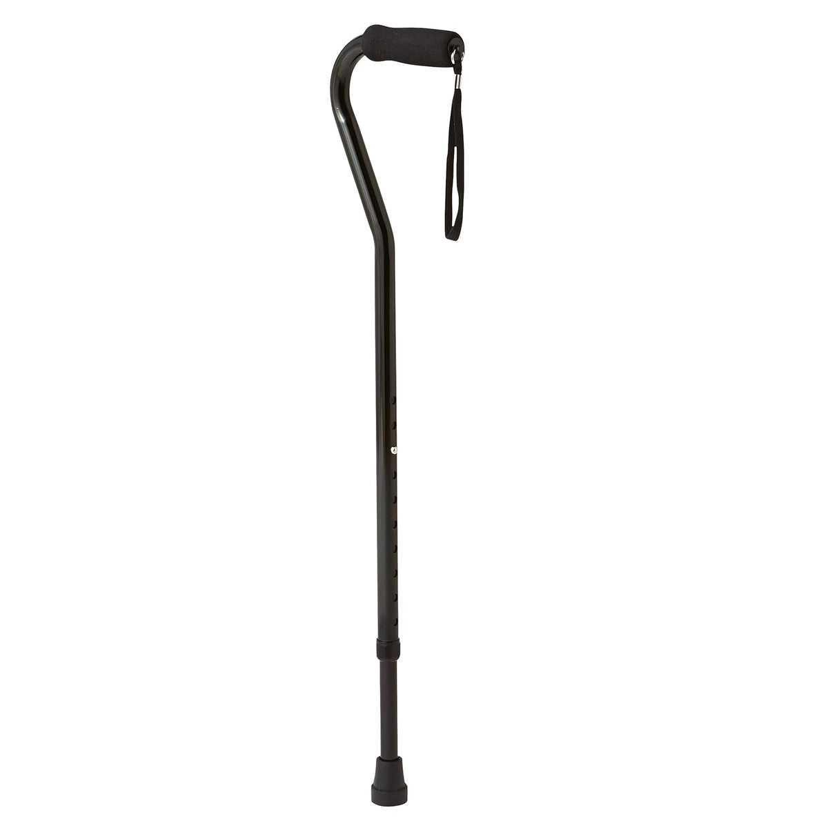 Black Aluminum Offset Walking Cane S732177