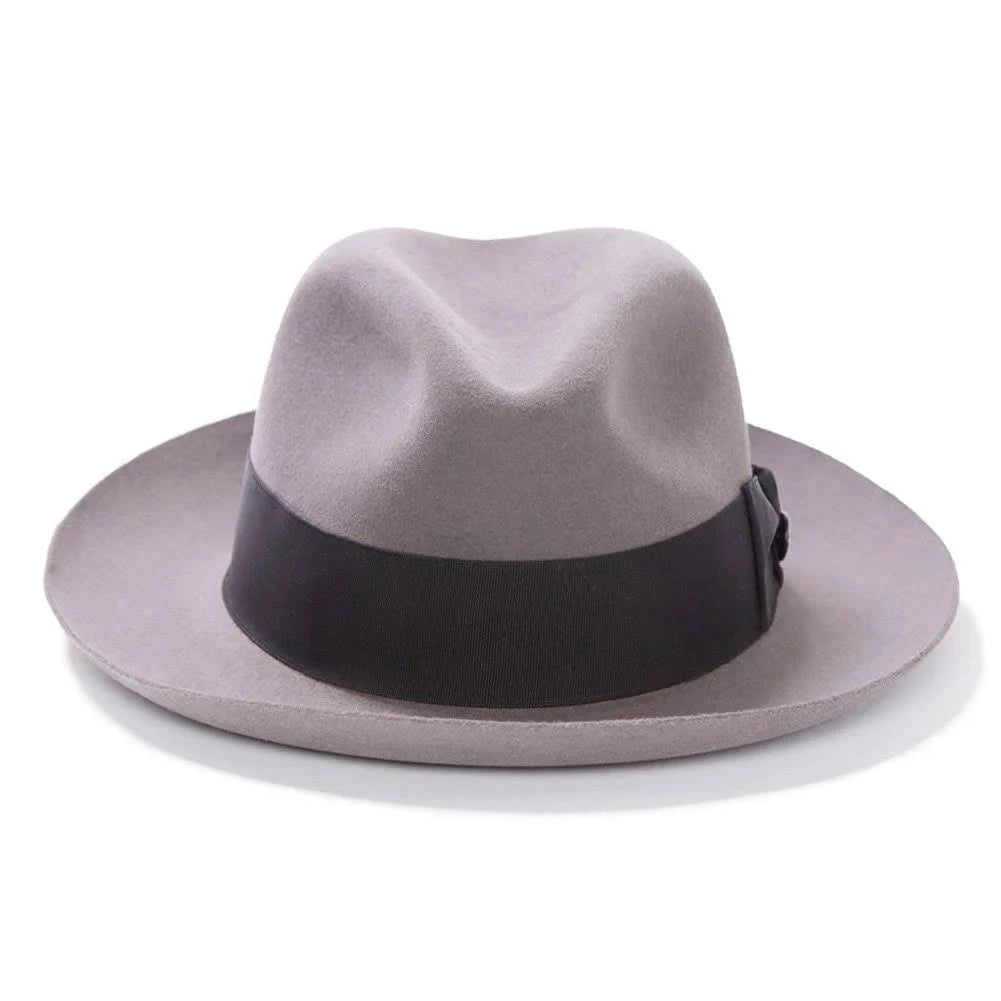 Caribou Fur Felt Fedora Hat Size 7 3/4 N411112