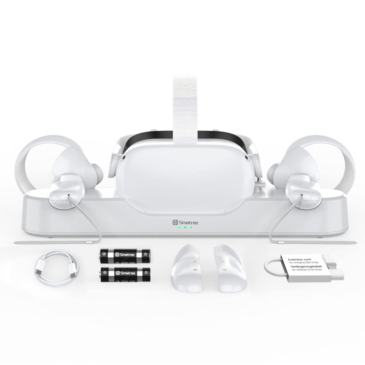 Oculus Quest 2 Charging Dock with 2 Rechargeable Controller Batteries I89660