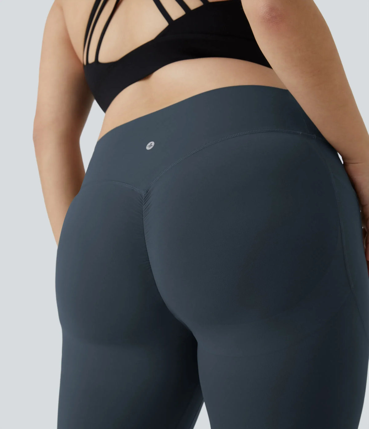 High Waisted Tummy Control Shaping Leggings Plus Size A129
