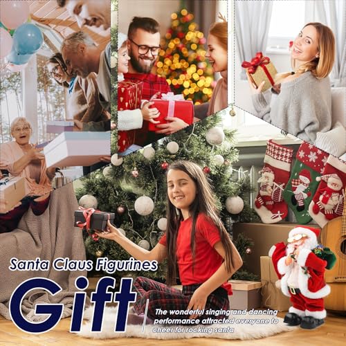 Electric Santa Claus Toy with Shaking Belly and Feet K6048