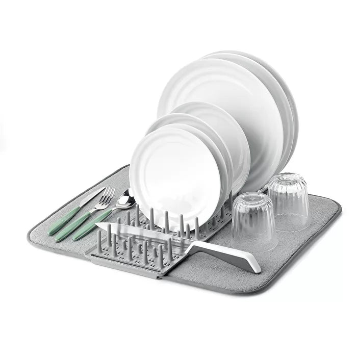Dish Drainer With Mat Milk White G20658