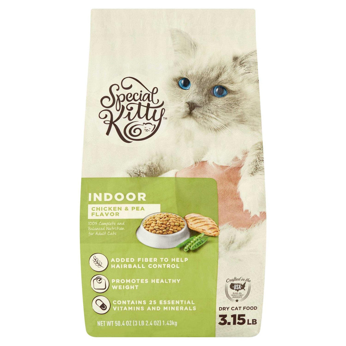 Chicken & Pea Flavor Indoor Dry Cat Food V97806