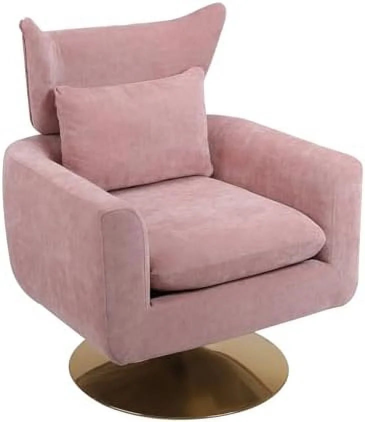 Swivel Accent Chair with Lumbar Pillow S331288