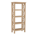 Driftwood Brown Pine Wood Bookcase R112