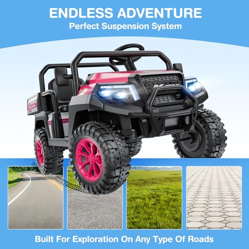 12V 2-Seater Ride on Car with Remote Control Y7971