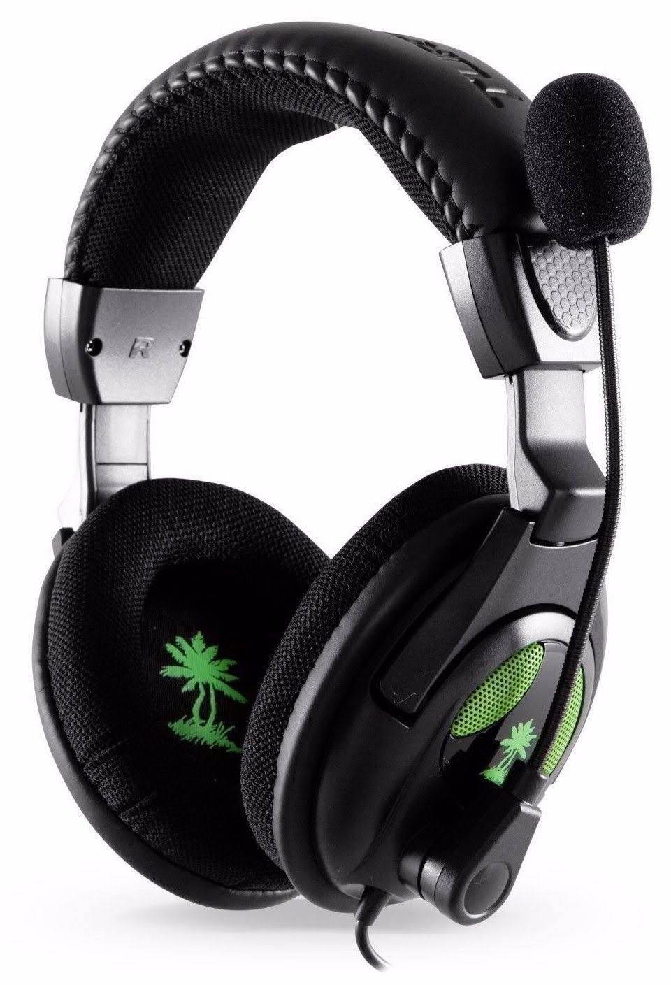Black Green Full-Size Headset P737821