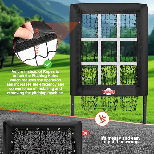 9 Hole Pitching Net with Strike Zone and Training Ball P983642