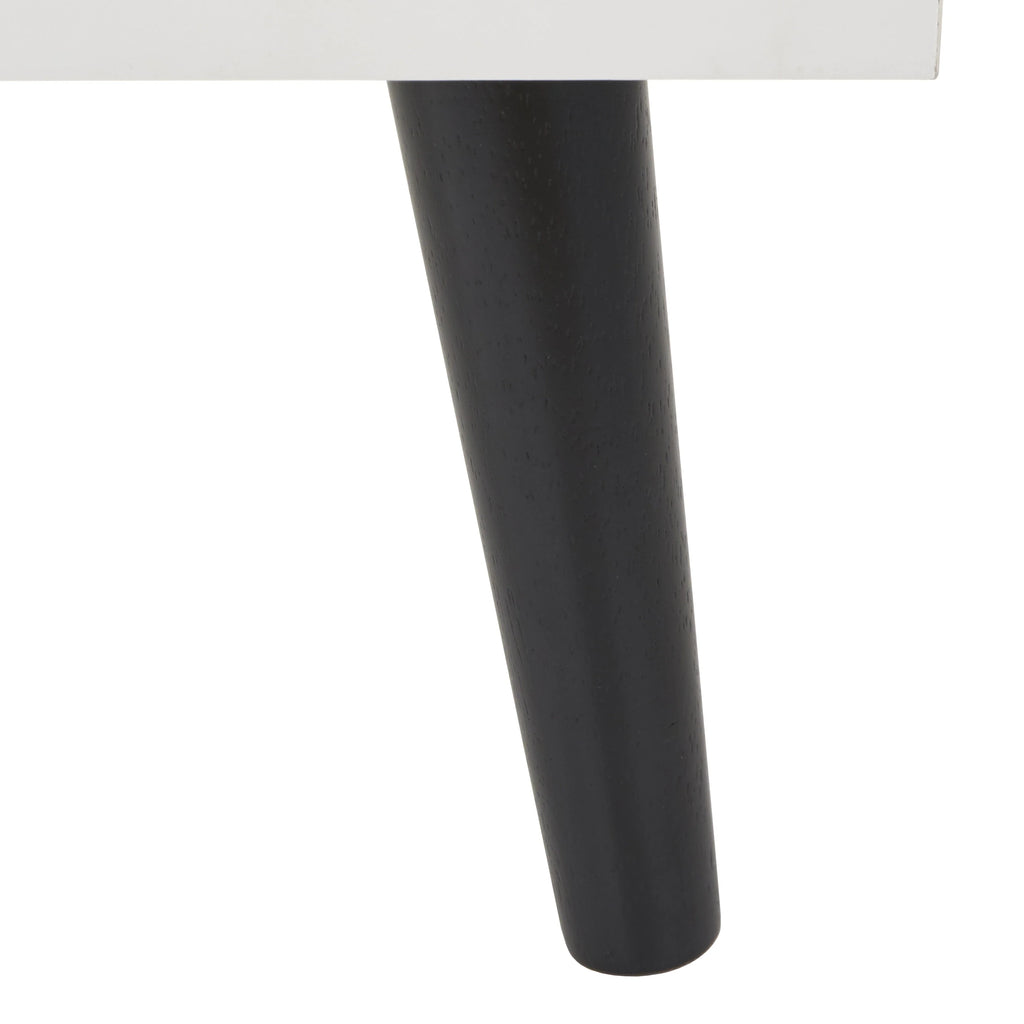 White Mid-Century Buffet V30072