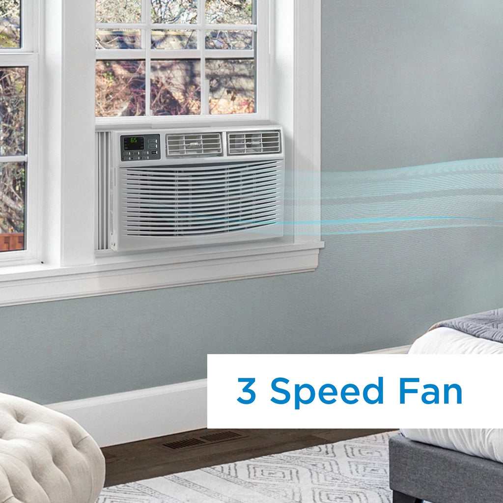 8,000 BTU White Window Air Conditioner I577