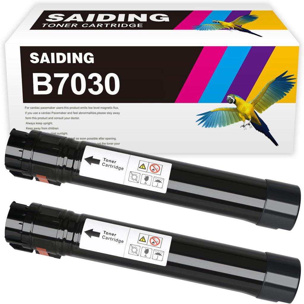 2 Black Remanufactured Toner Cartridge for Xerox VersaLink B7025 B7030 B7035 Printer L772700