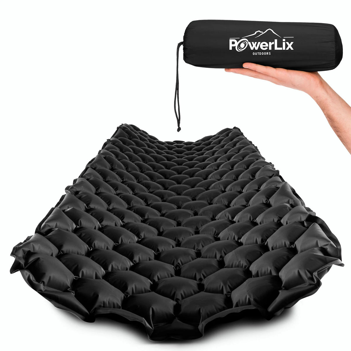 Ultralight Compact Inflatable Camping Sleeping Pad Navy Blue Z95668