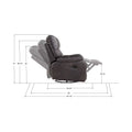 Dark Gray Swivel Reclining Glider G300