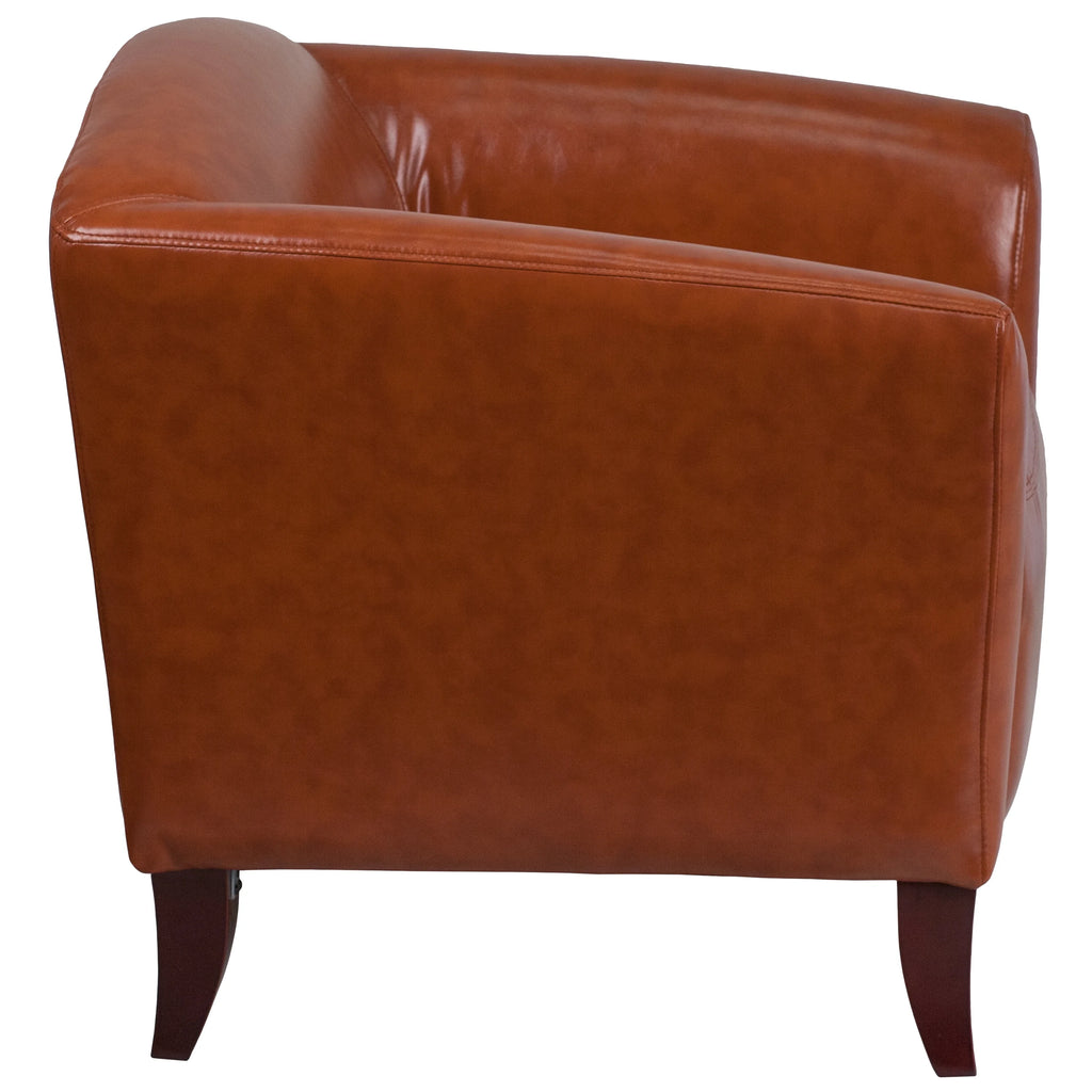 Cognac LeatherSoft Chair W18397