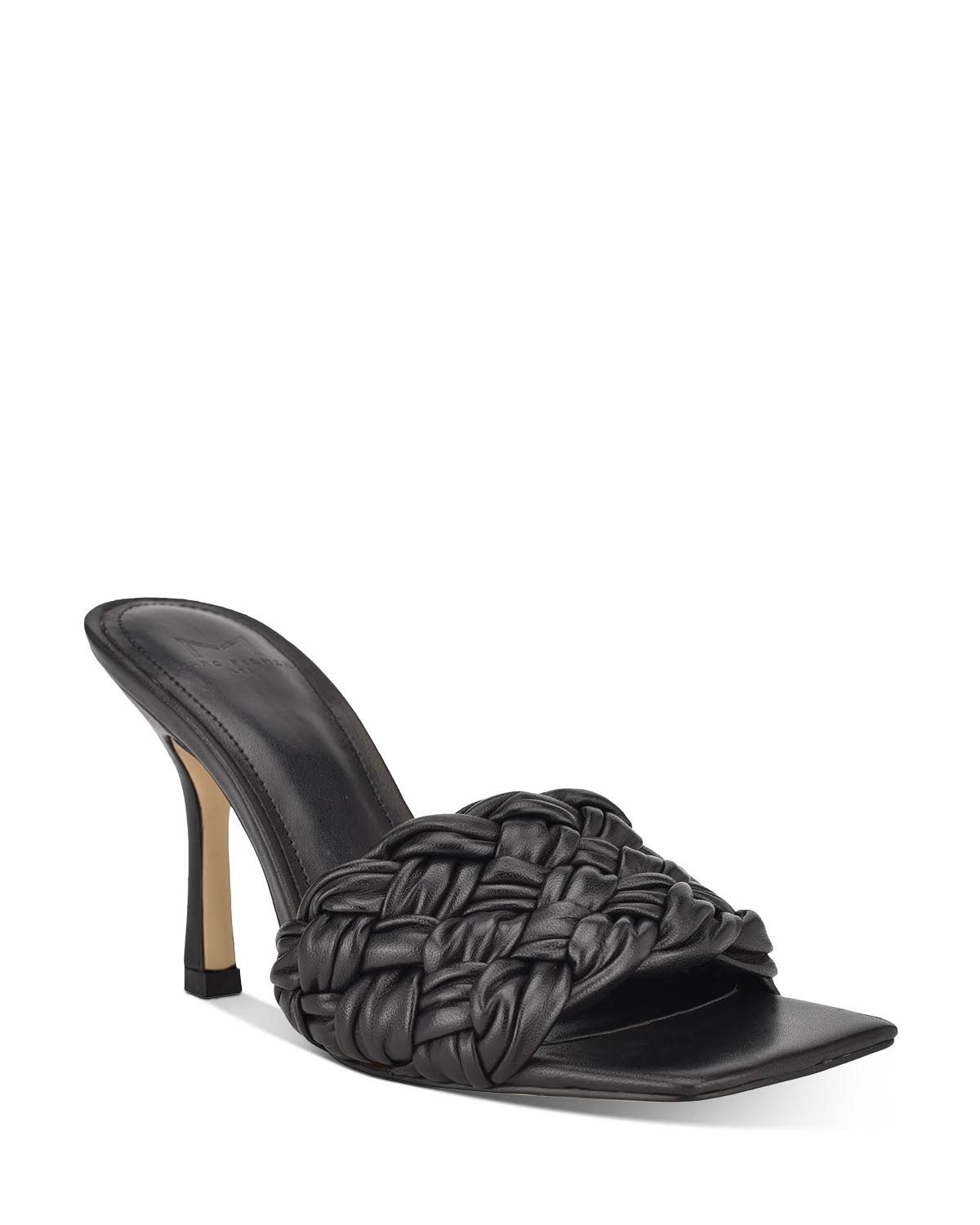 Salmon Leather Square Toe Slide L8698