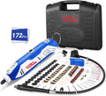 172 Accessories Rotary Tool Kit with Keyless Chuck and Flex Shaft T133