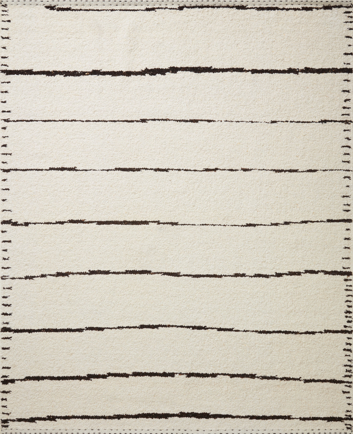 Ivory Black 9'6 x 13'6 Rug Y466
