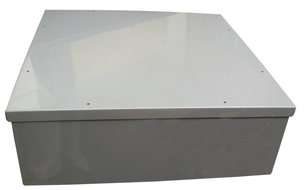 Rigid PVC Junction Box, Gray, Surface Mount L409