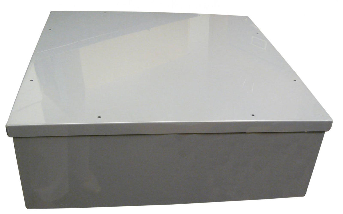 Rigid PVC Junction Box, Gray, Surface Mount L409
