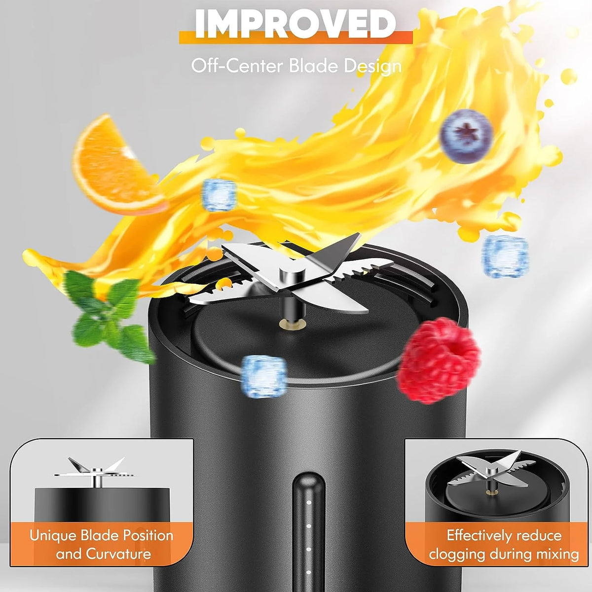 Personal Size Blender with 6 Blades K2745