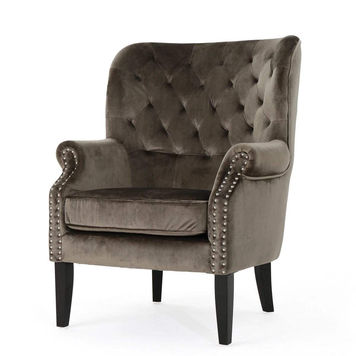 Gray Fabric Club Chair U87936