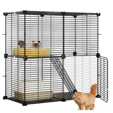 2-Tier Indoor Cat Cage Pet Playpen M447