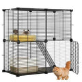 2-Tier Indoor Cat Cage Pet Playpen M447