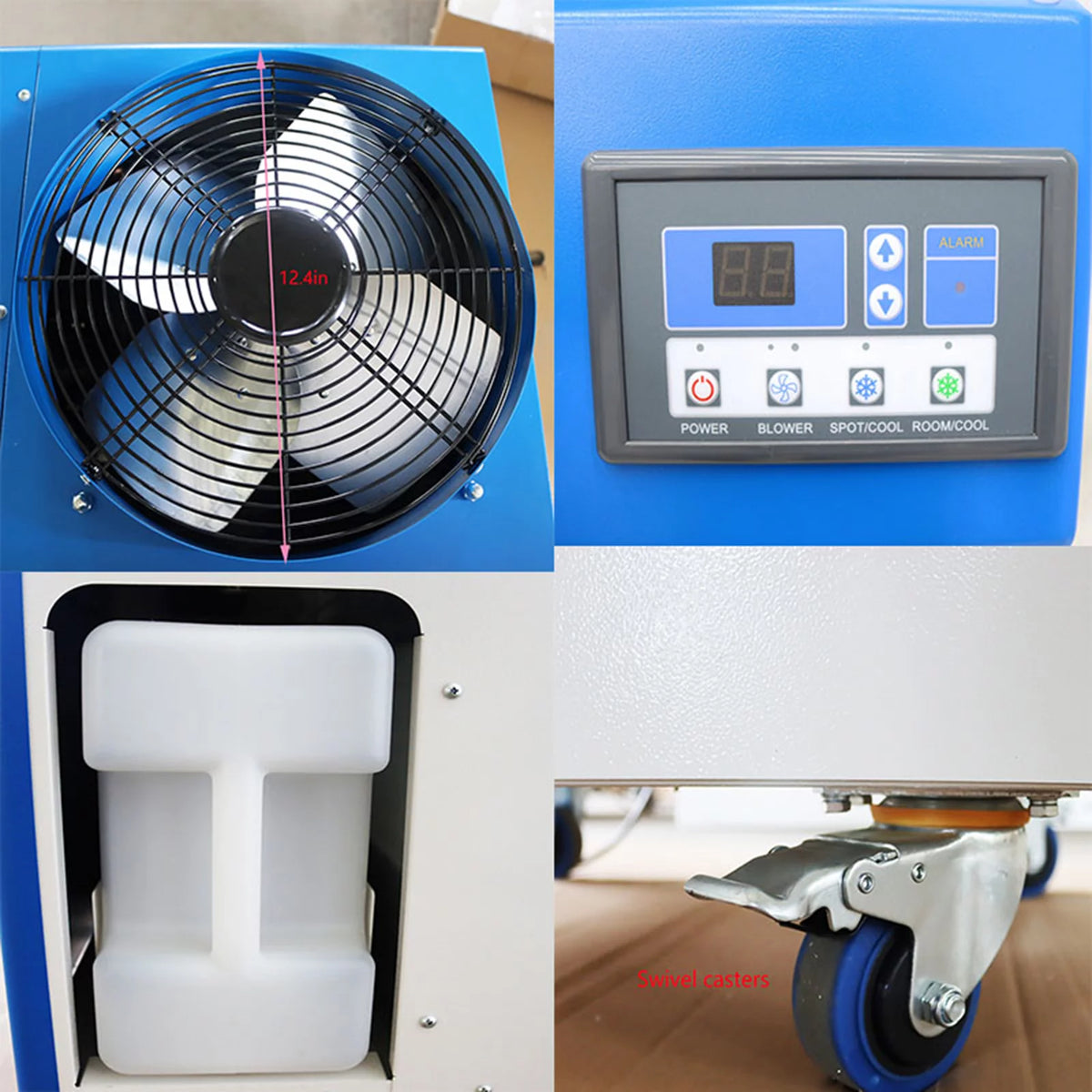 Portable Evaporative Cooler with Wheels X420089