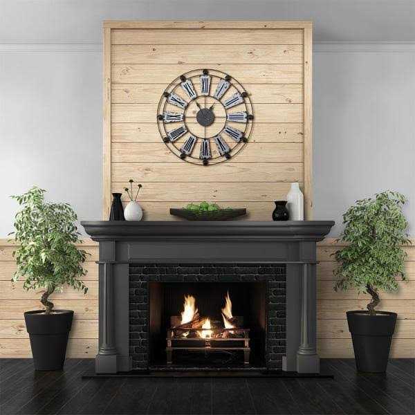 1 in. x 4 in. x 8 ft. Barn Wood Pine Trim Board V72955