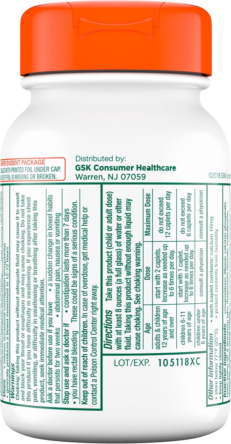 100 Count Pack of 2 Caplets Fiber Therapy T383