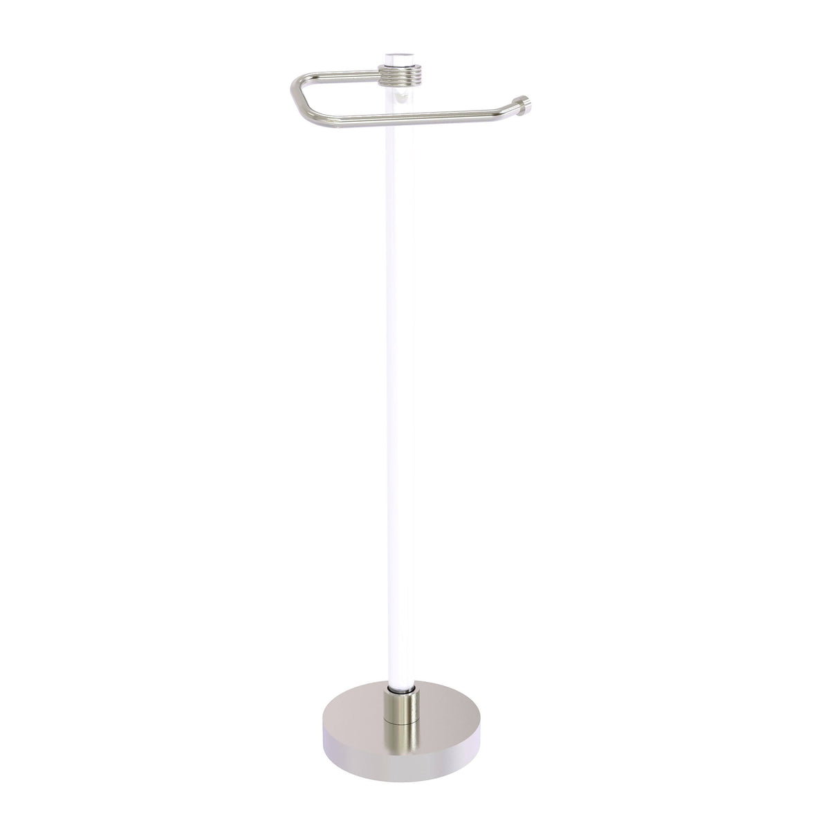 Satin Nickel Freestanding Toilet Paper Holder C1563