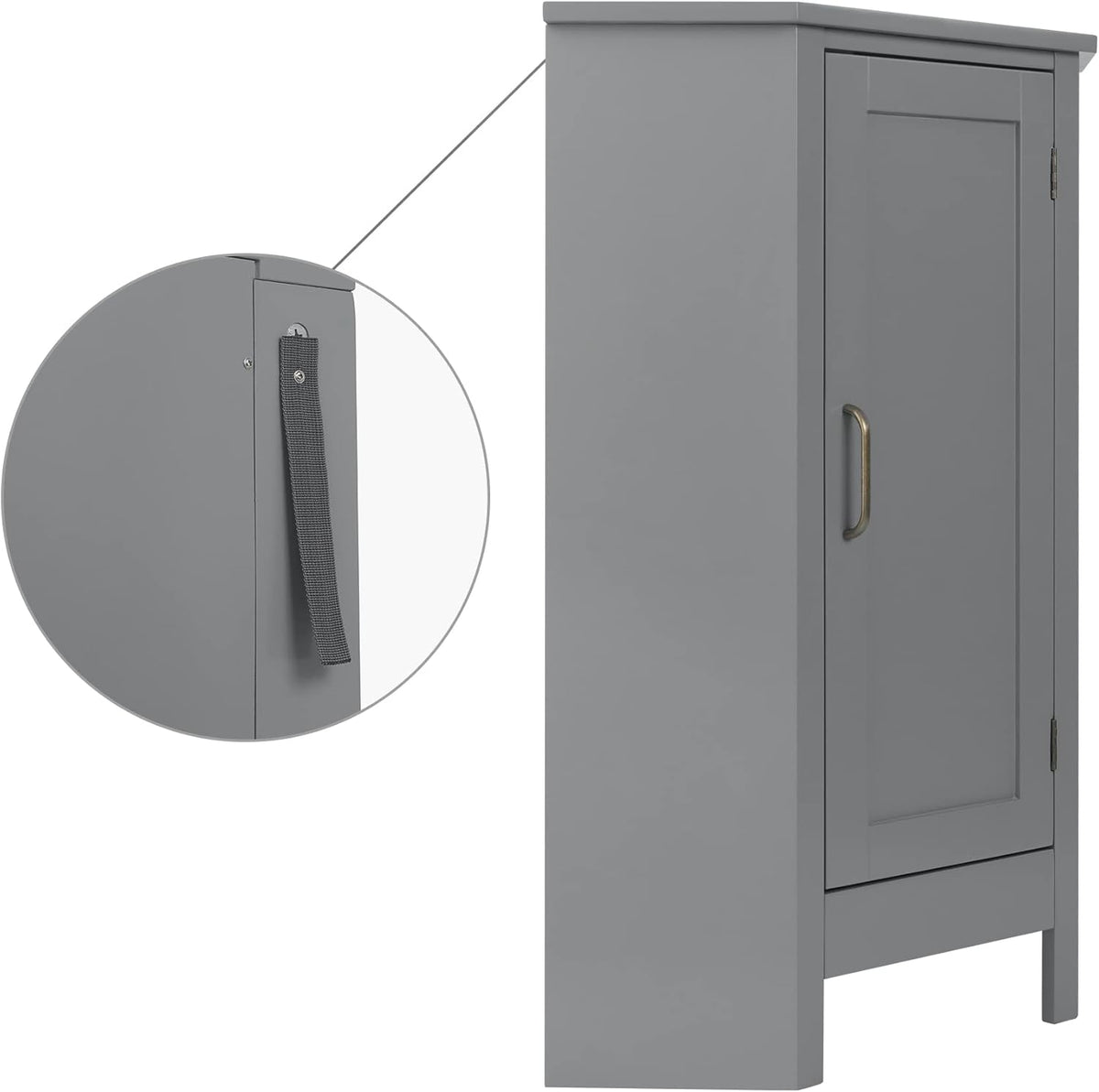 Grey Corner Cabinets J319